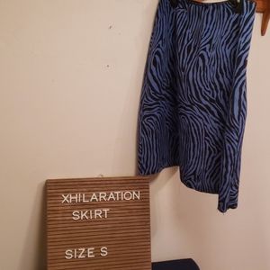 Xhilaration Zebra Skirt